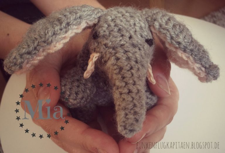 gehäkelter Elefant