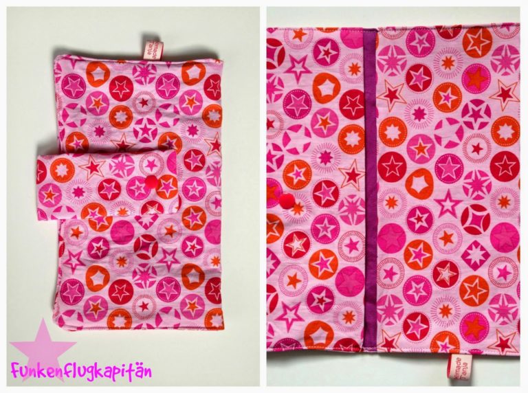 Wickeltasche in rosa
