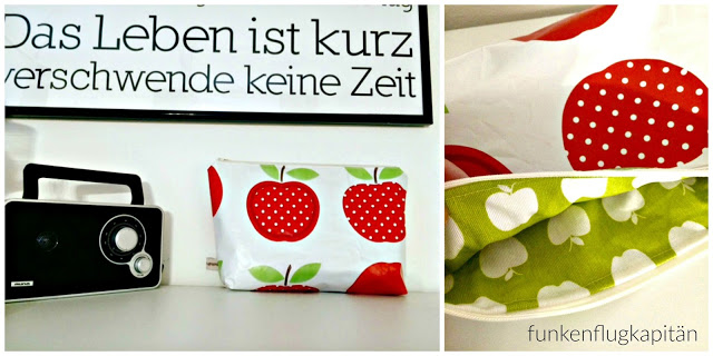 Wachstuchtasche Apfel