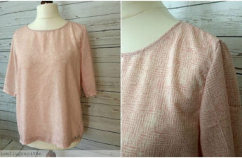 Bluse Viskose rosa