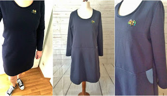 Kleid aus Sweatstoff