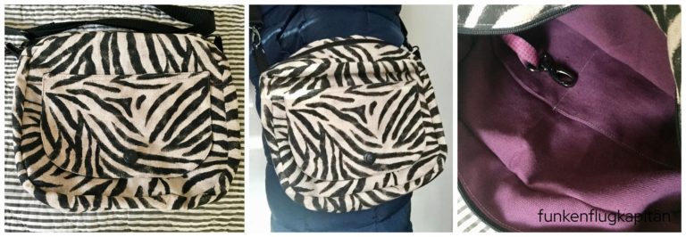 Adventskalendertasche 2019 farbenmix Marisa Canvas Zepra