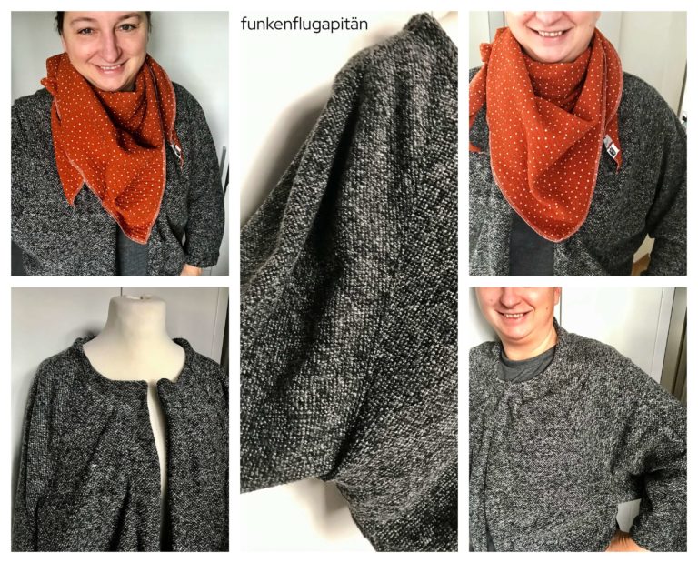 Allegra Jacket Style Arc Boucle grau