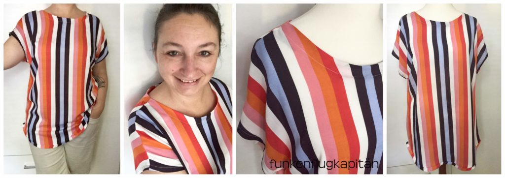 Bluse Viskose bunt