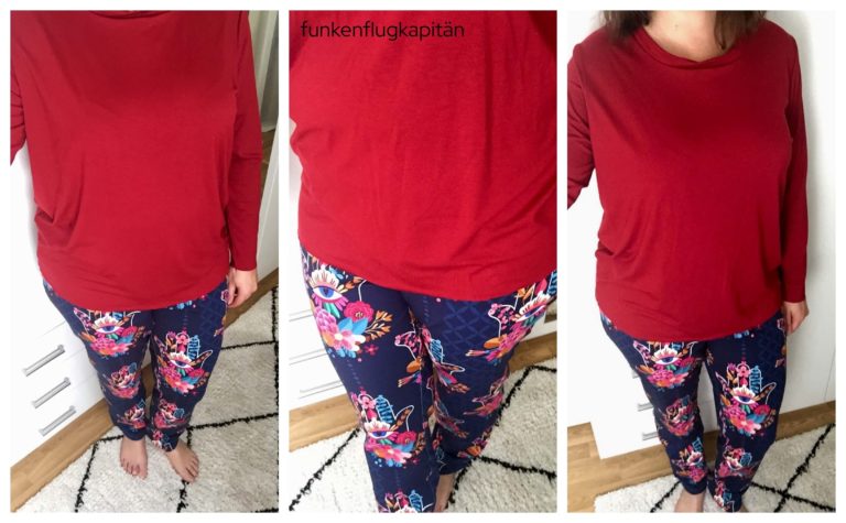 Basic Hose Kibadoo Stoff Hamburger Liebe Sweatshirt die Komplizin