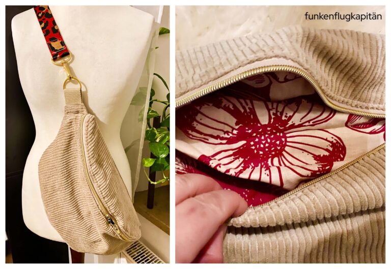 Bauchladen Cord beige