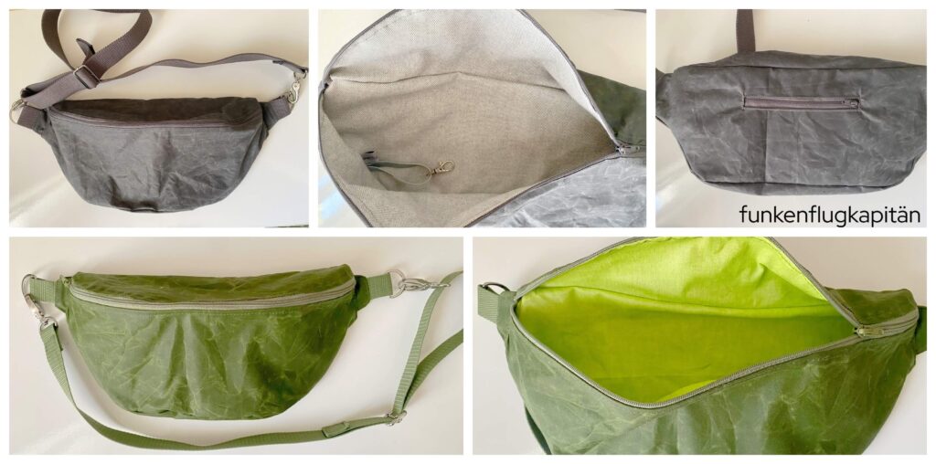 Bauchladen Crossbag groß dryoilskin klein dryoilskin Leni P Punkt
