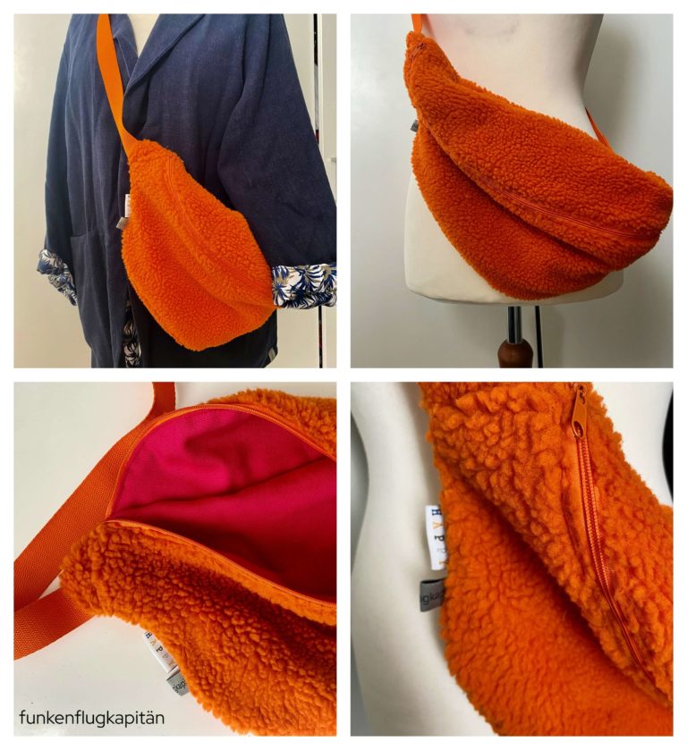 Bauchladen Leni Pe Punkt Fell orange