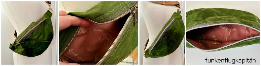 Bauchtasche Pace DryOilskin grün