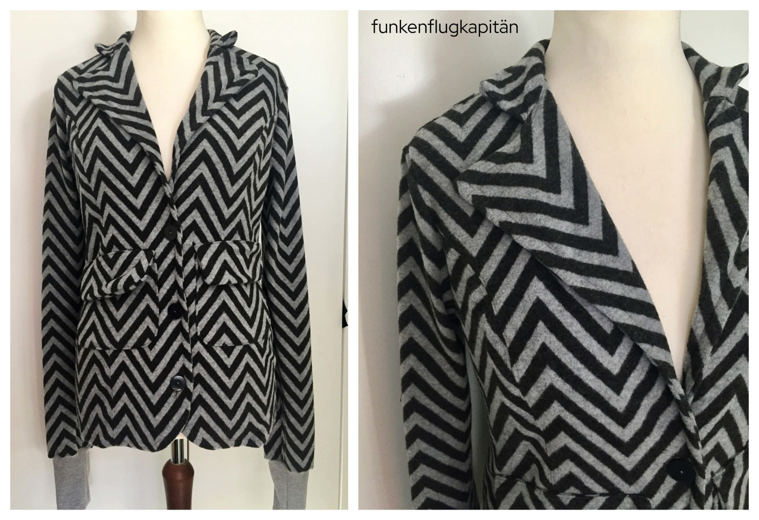 Blazer die Komplizin Sweat Chevron