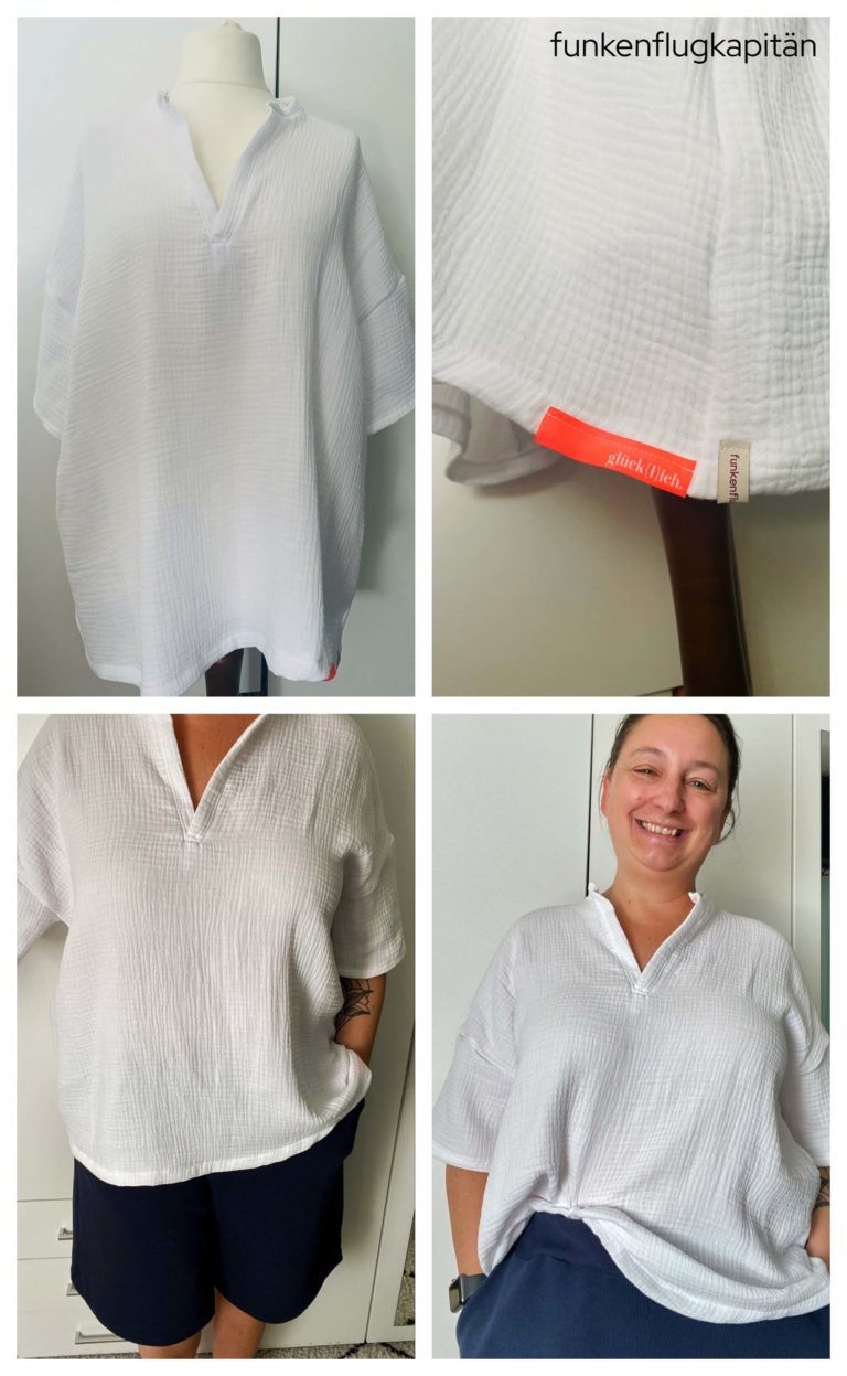 Bluse Macaya Kibadoo Musselin weiß
