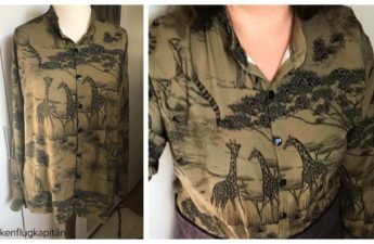 Bluse Melilot Deer and Doe Safari khaki Viskose