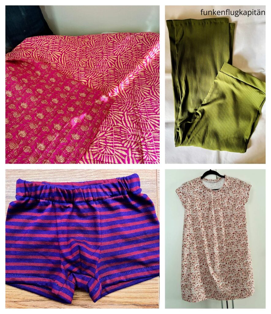 Boxershort Tagesdecke Kleid Rosentanz Firlefanz Freizeithose Kibadoo