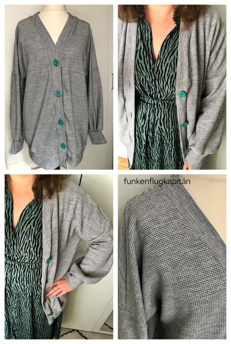 Cardigan Simjio Strick grau