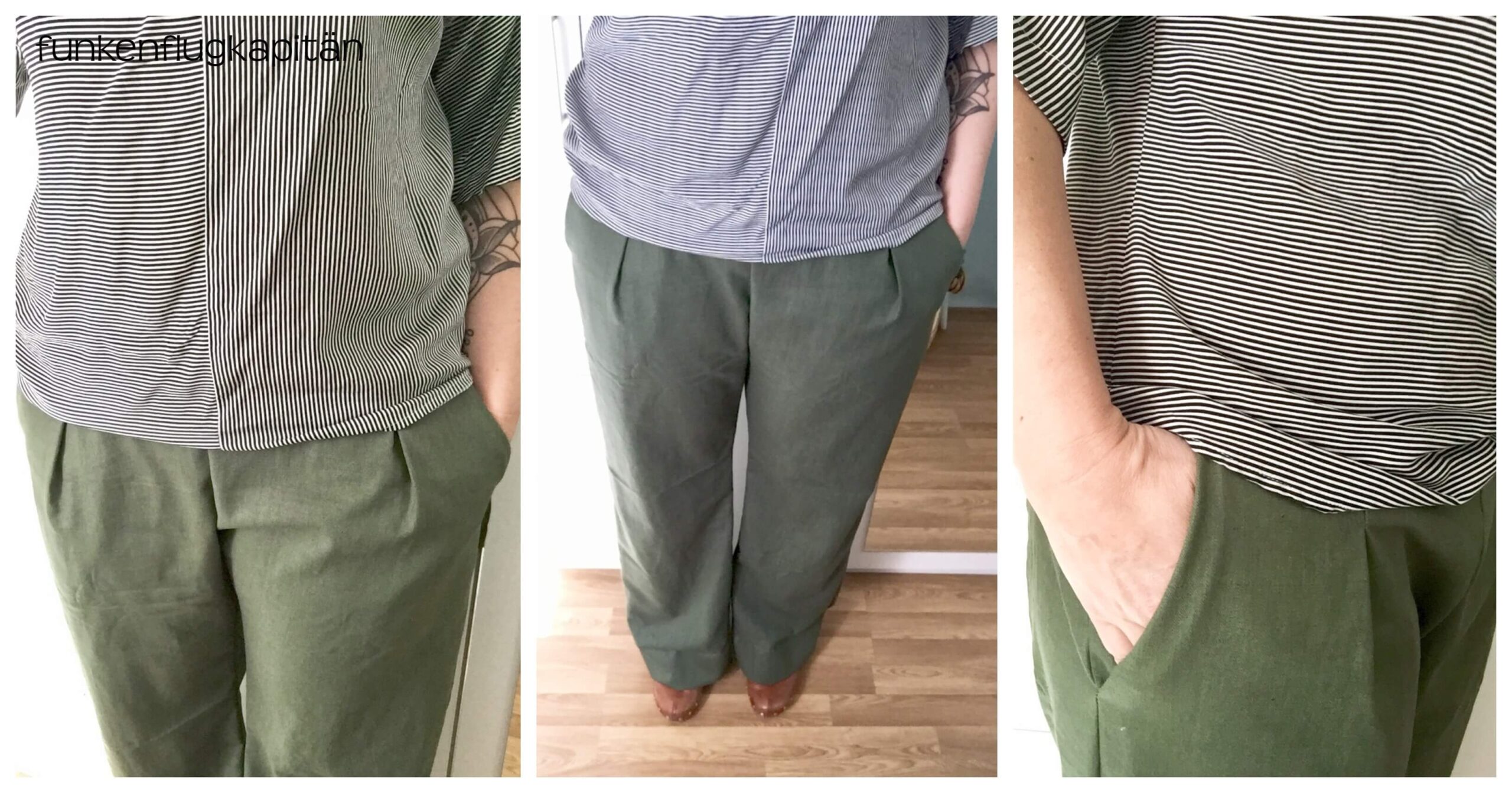 Schnittmuster Hose aus Leinen