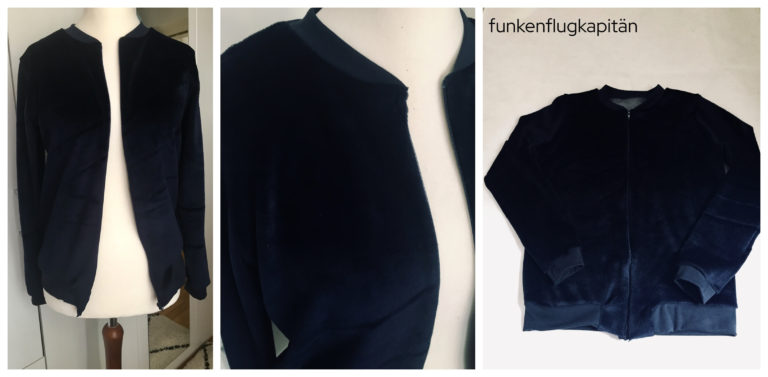 Collegejacke Nicki blau Leni Pe Punkt