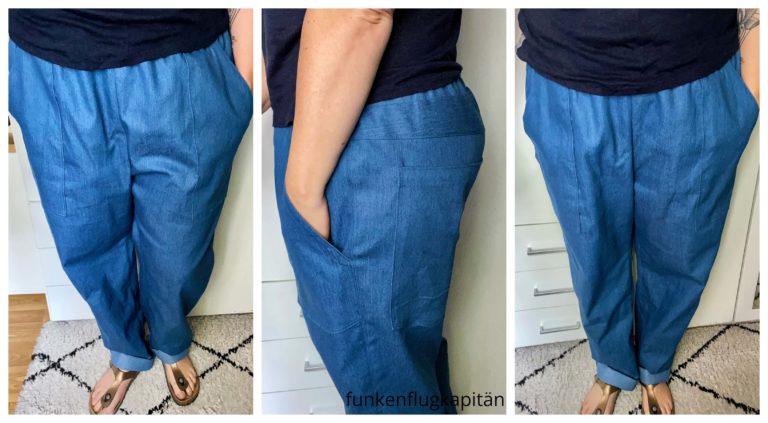 Denim Lounge Pant Marisa Patterns Jeans