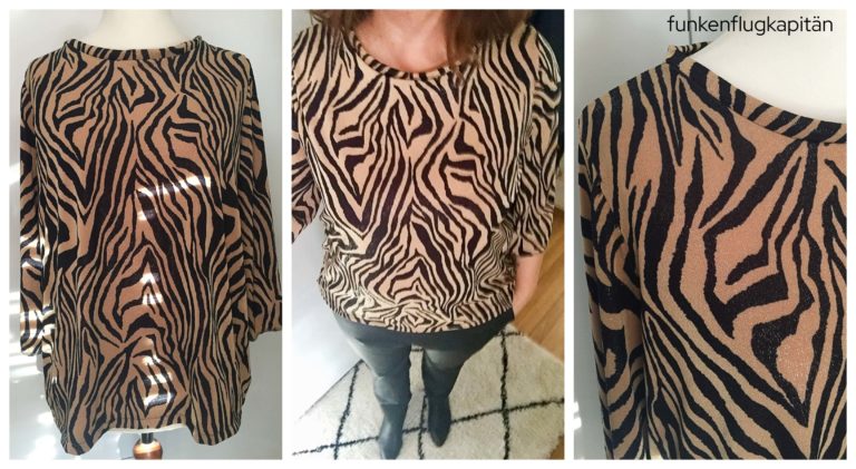 Holly Studio Schnittreiff Viskose Jersey Zebra