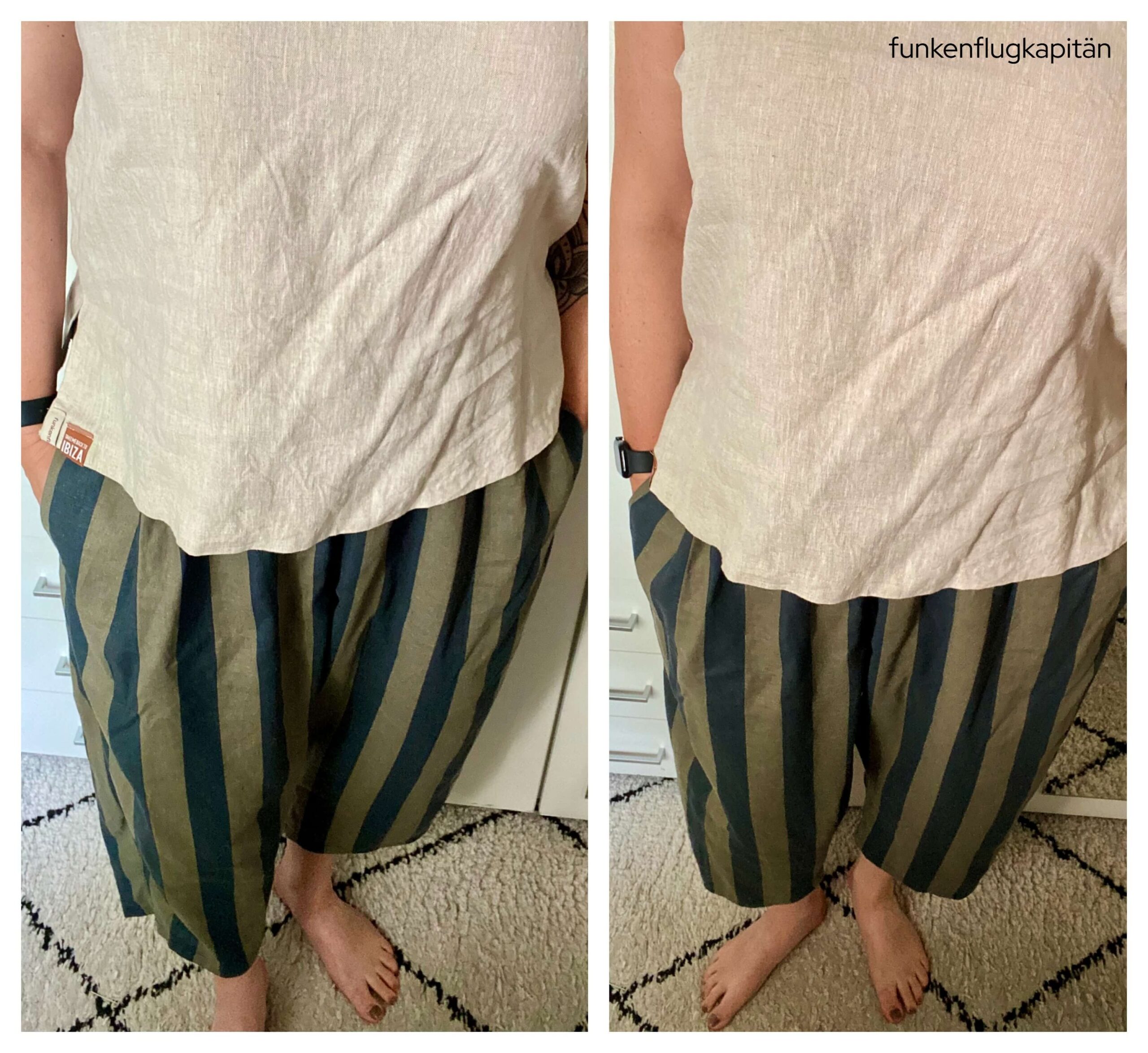 Hose Viskoseleinen Style Arc