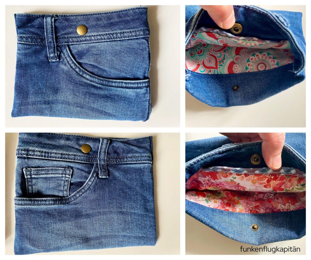 Jeanstasche Hose washed