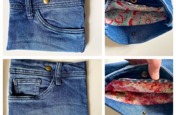 Jeanstasche Hose washed