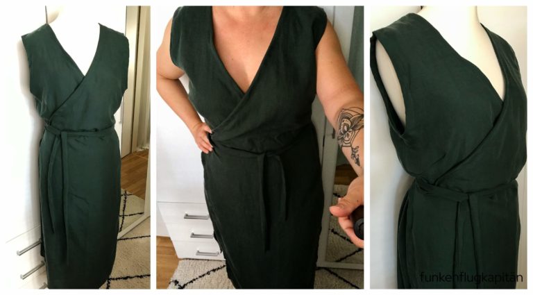Juni Design Kleid No 7 Leinen grün