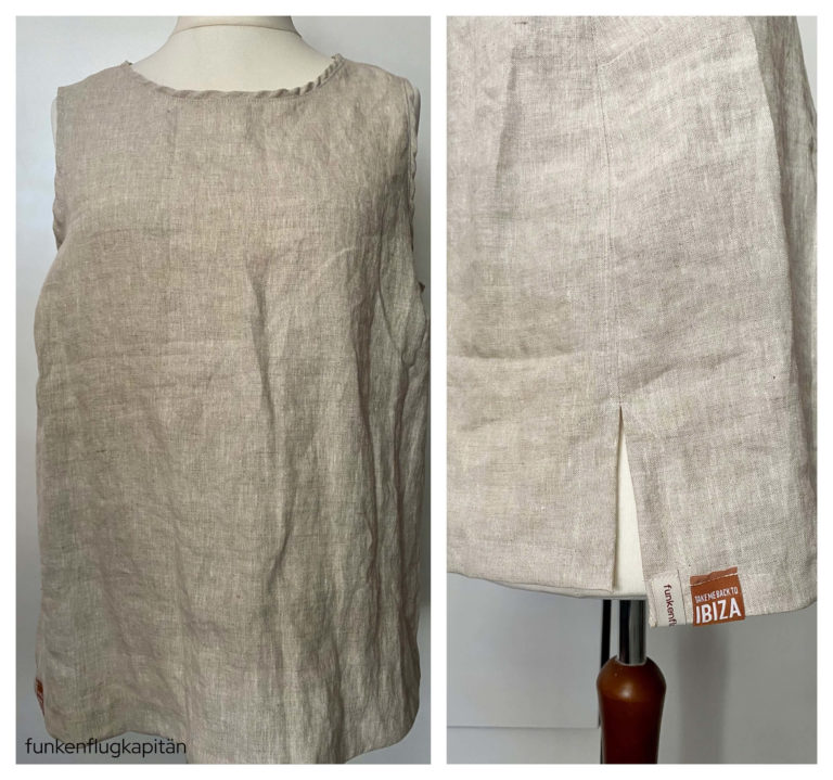Kate Top Tessuti Fabrics Leinen beige