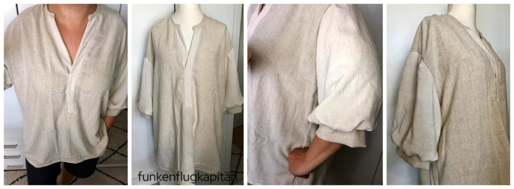 Kent Woven Tunic Style Arc Leinen beige