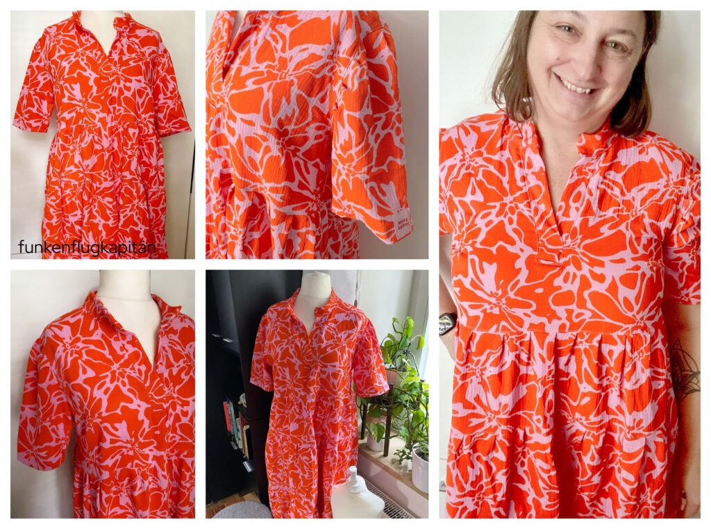 Kibadoo Nelina Musselin orange rosa