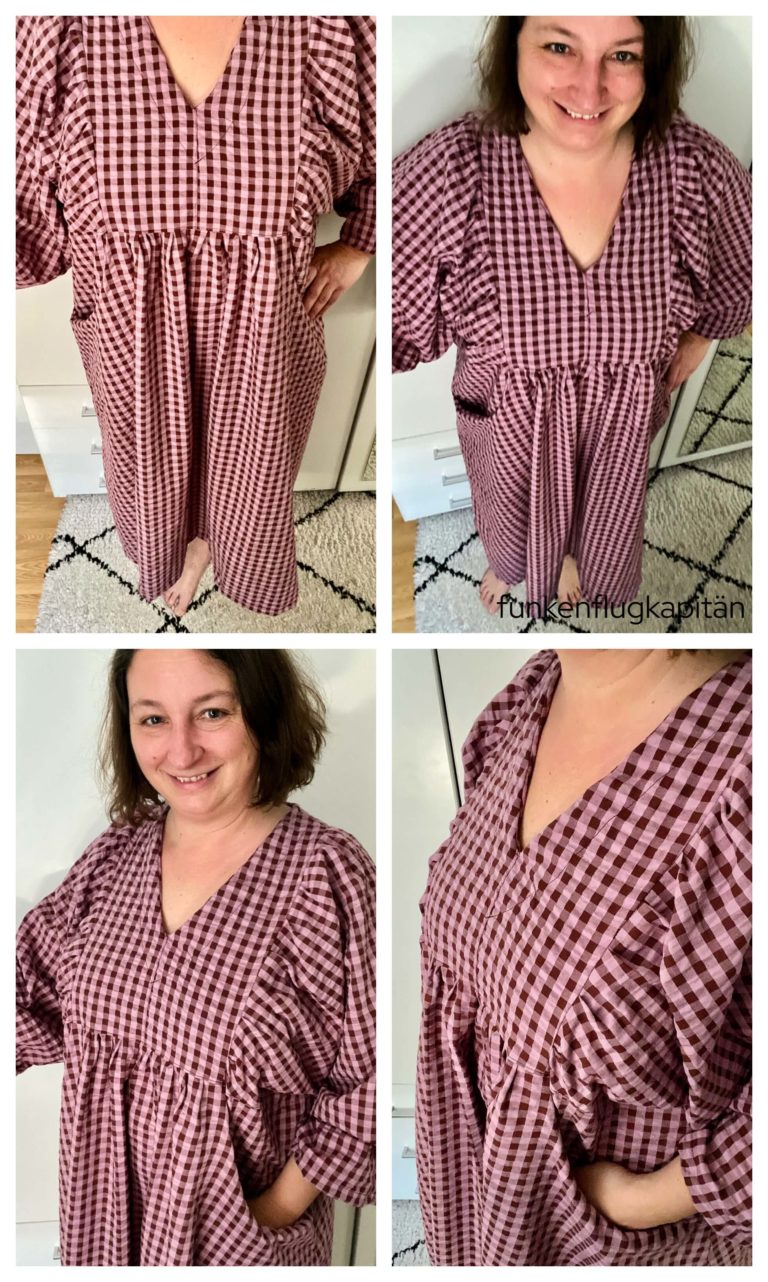 Kleid Kika Fibre Mood Seersucker flieder