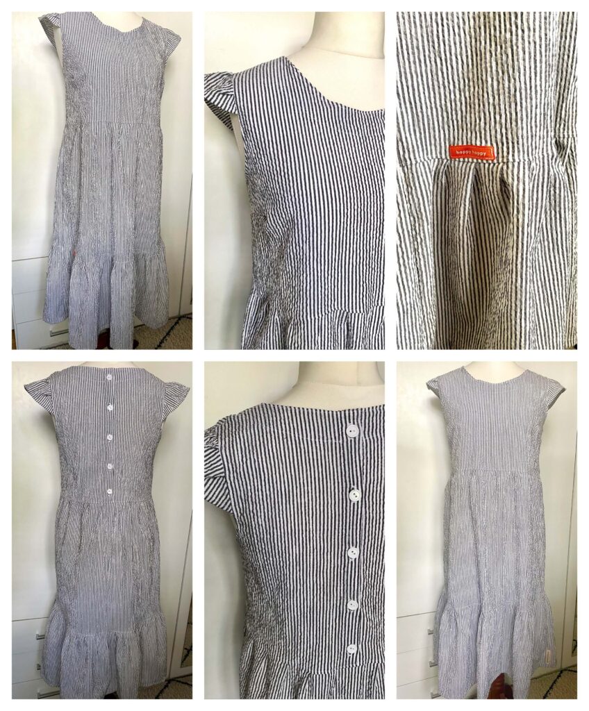 Ladies Cotton Beauty Jessy Sewing Seersucker Größe 39 40