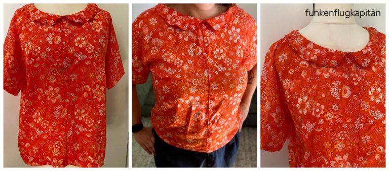 Louloute Bluse Iris Viskose orange