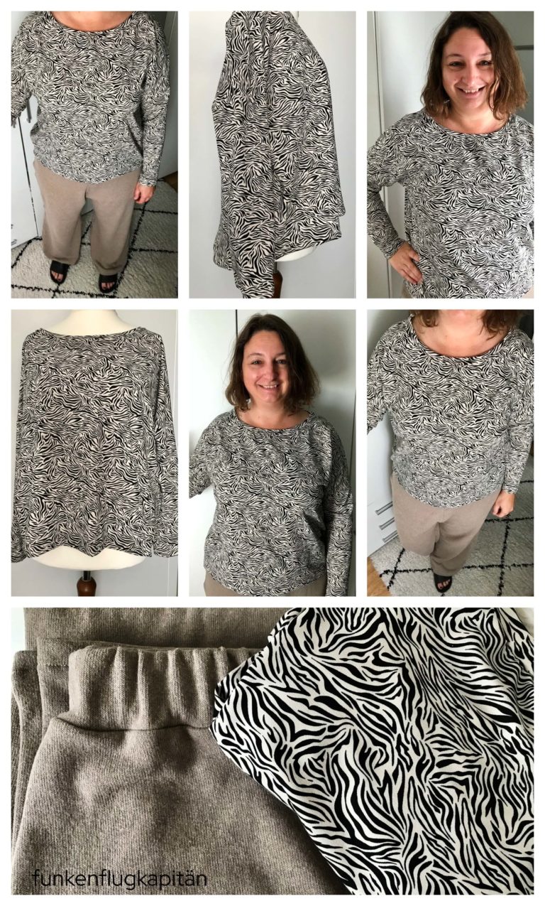 Lounge Set Kibadoo Strick und Jersey Leo