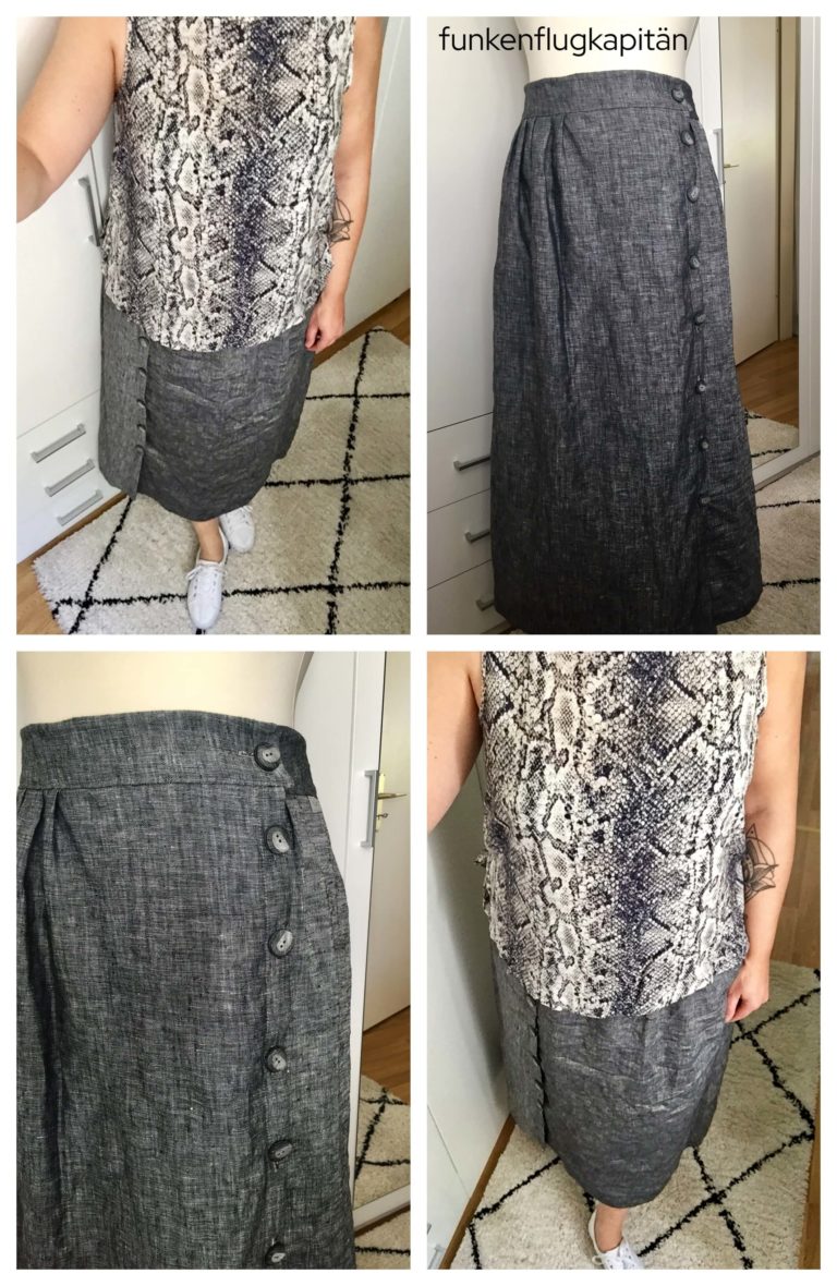 Madden Rock Tessuti Fabric Leinen grau