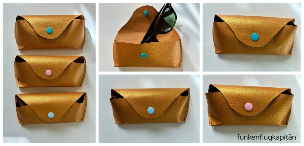 Matroschka Handmade Brillenetui SnapPap rosegold