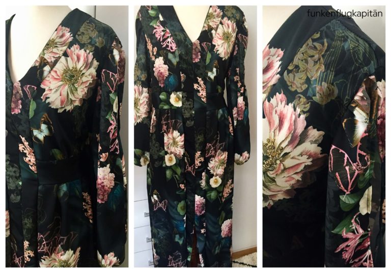 McCalls Maxikleid mit Langen Ärmeln Blumen