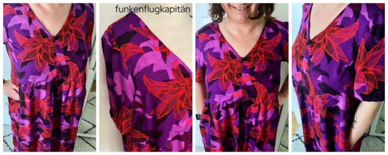 Montana Dress Style Arc Viskose Twill lila