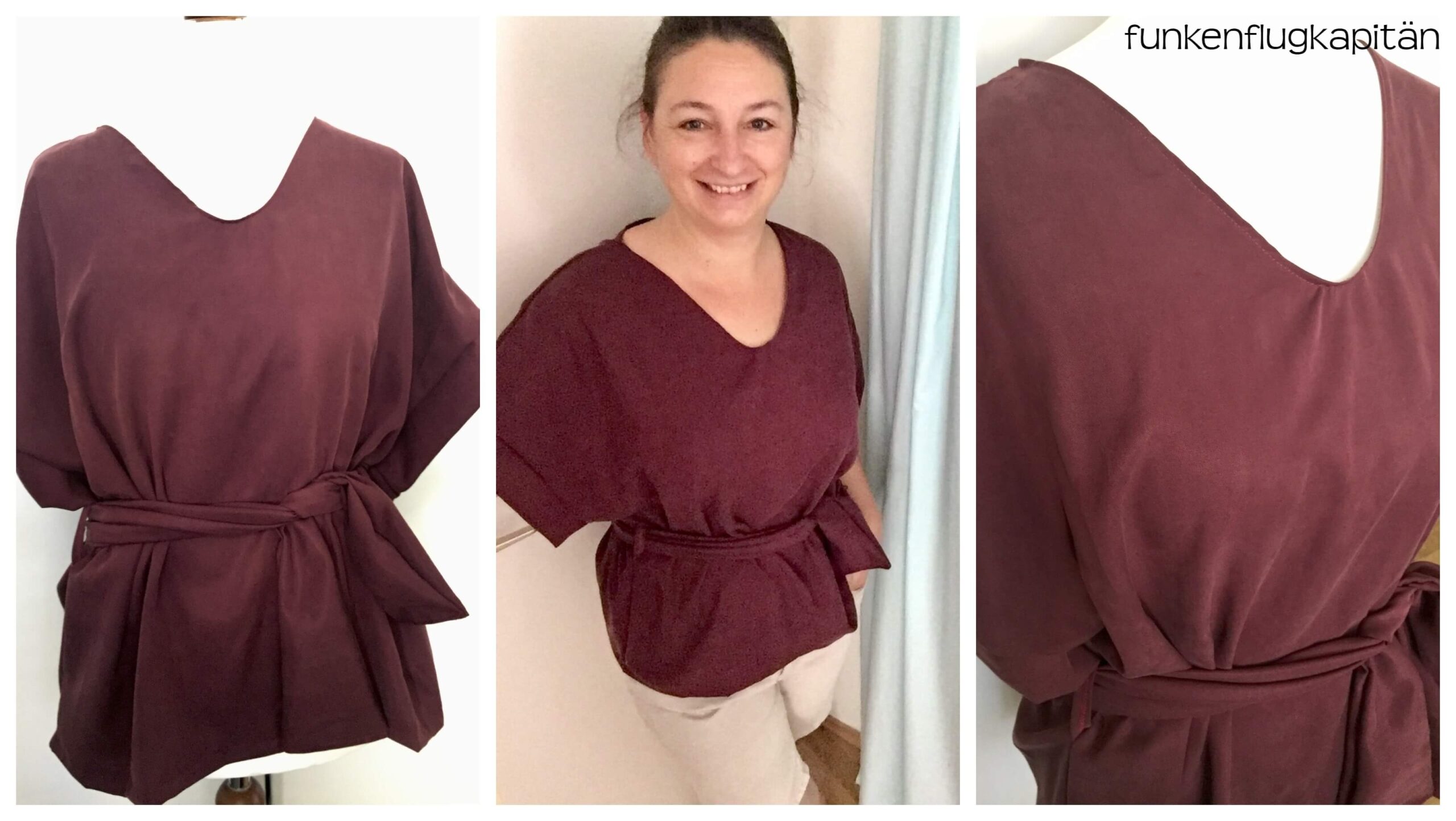 Wickeltop aus Tencel