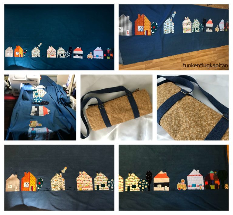 Picknickdecke Arbeitskollegen Babygeschenk blau