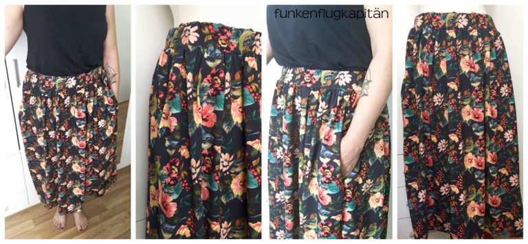 Rock und Shorts im Hawaii Muster