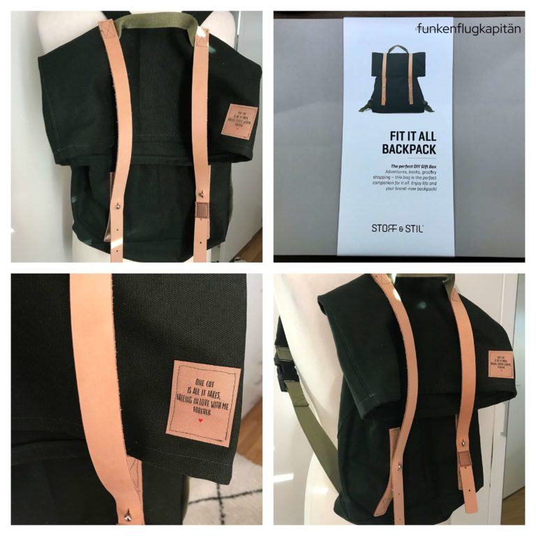 Rucksack Canvas Stoff und Stil