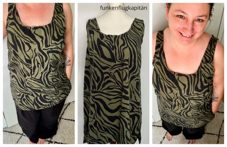 Sommertop Kibadoo Viskose Zebra