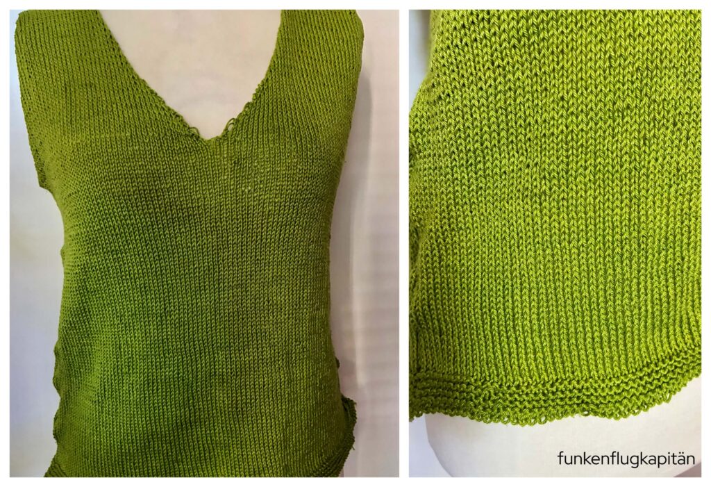 Strick Top Butinette Bändchengarn