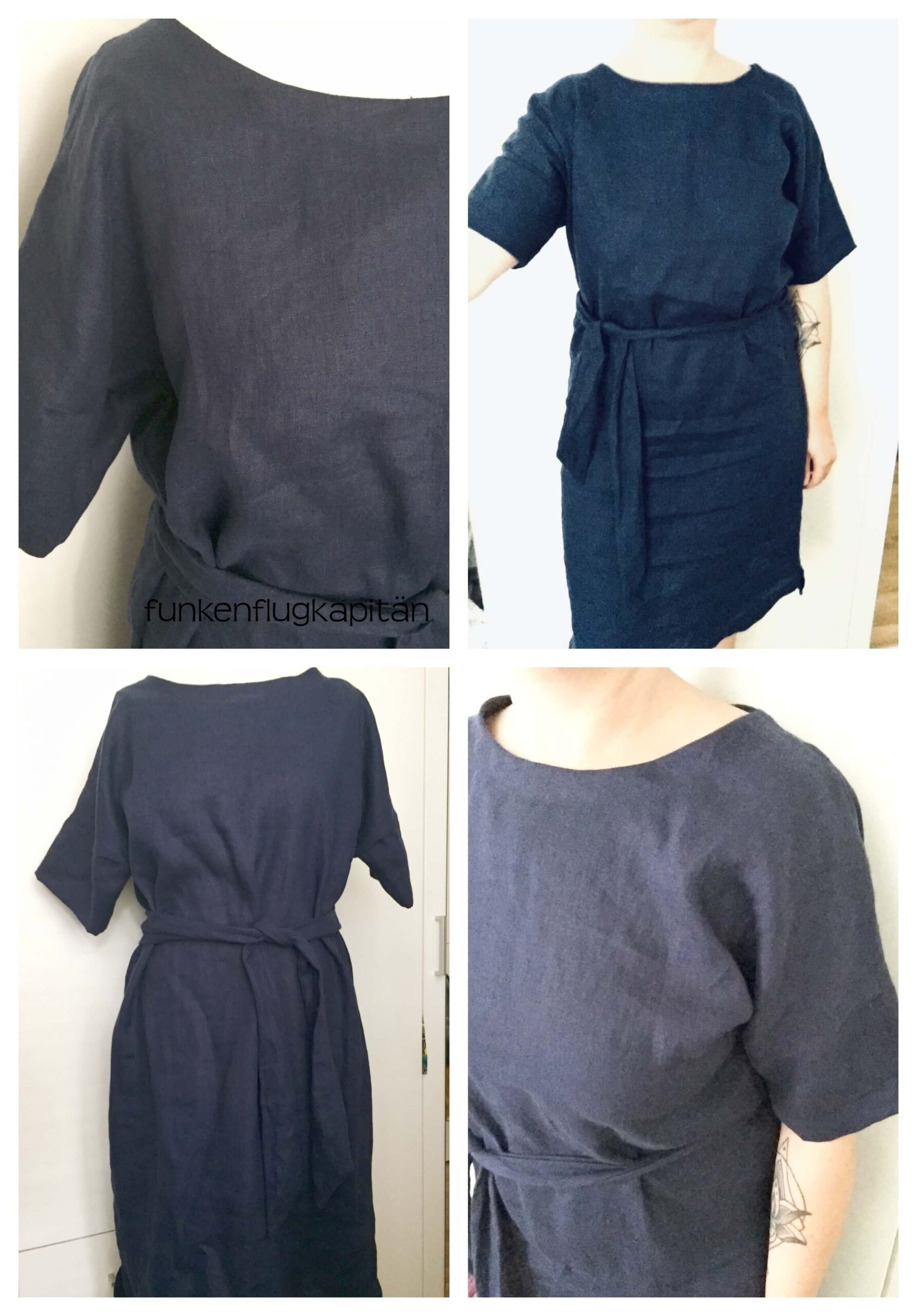 Kleid Frau Meta Kleid aus Leinen