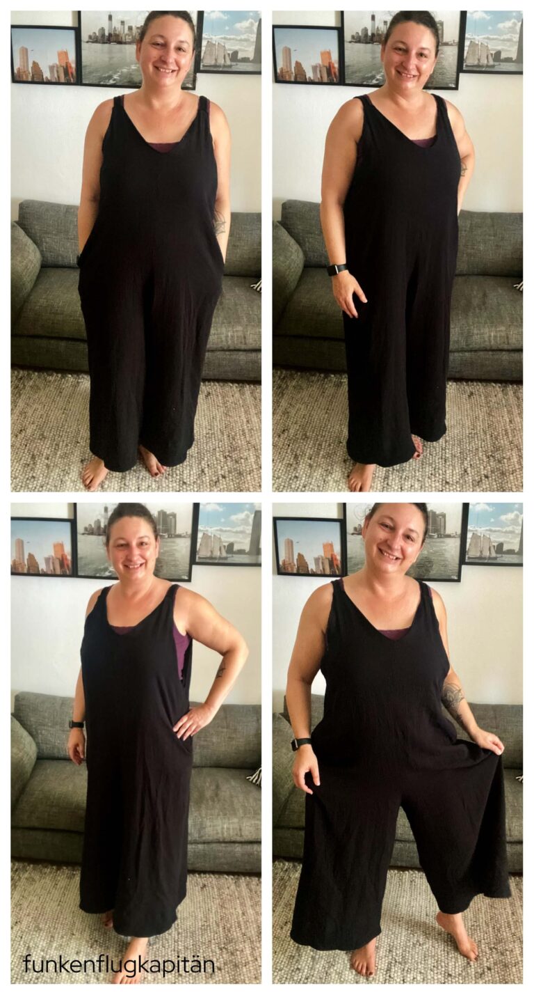 Style Arc Norman Jumpsuit Musselin schwarz