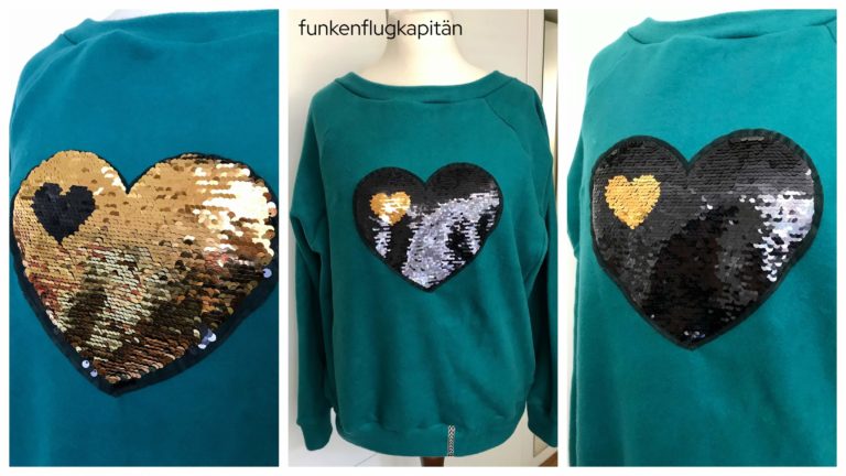 Pullover mit Wendepailletten