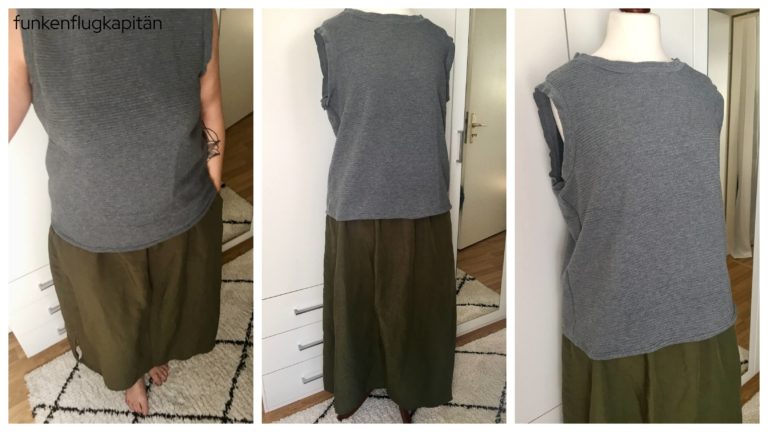 Top No8 Strick Grau Rock No17 khaki Juni Design
