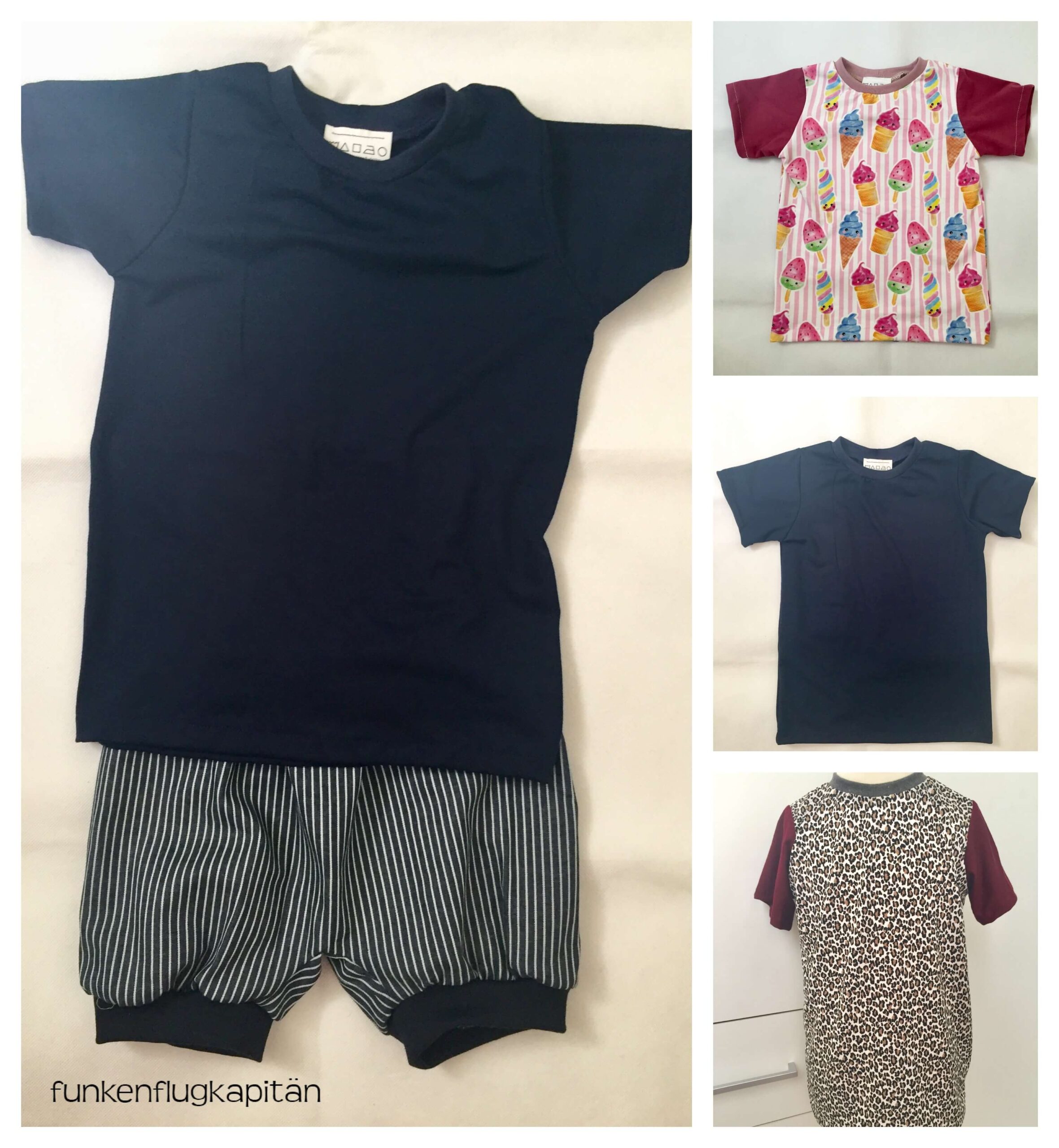 Kinder Tshirts aus Jersey und Viskose