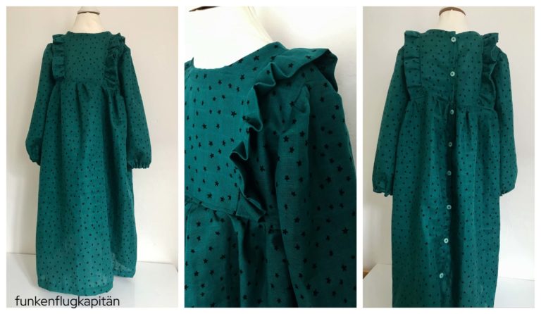 Vintage Dress Schneiderline Musselin grün