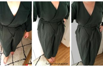 Zadie Jumpsuit Papertheorie Viskoseleinen grün